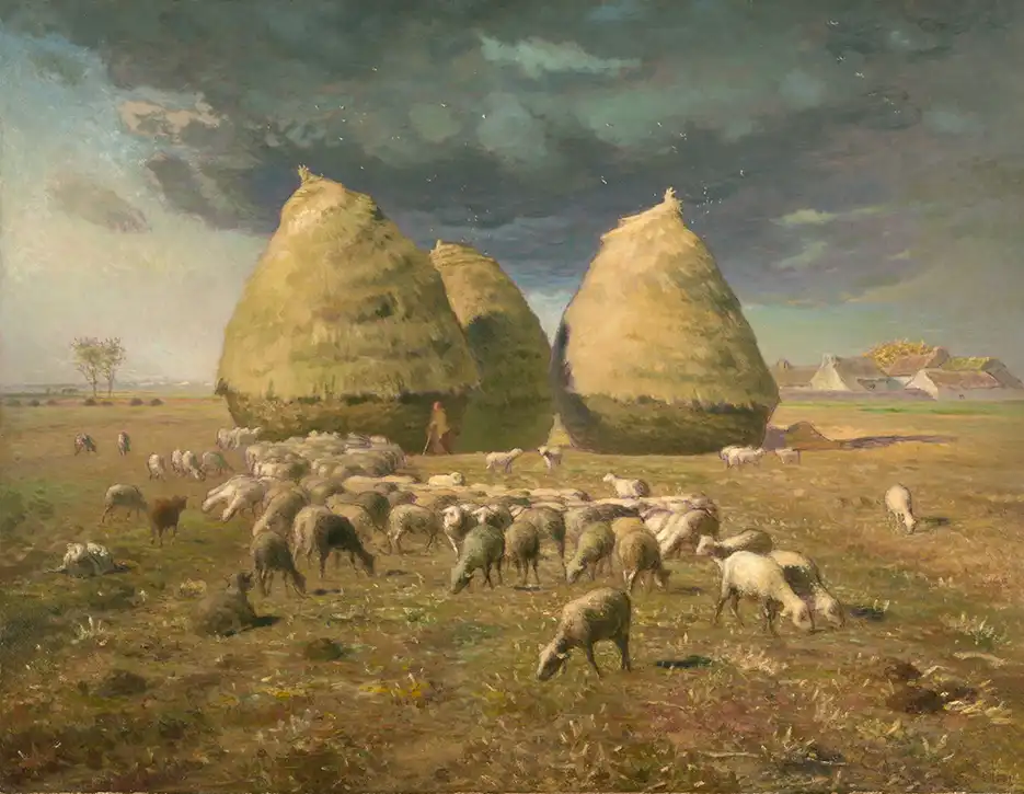 Haystacks  Autumn